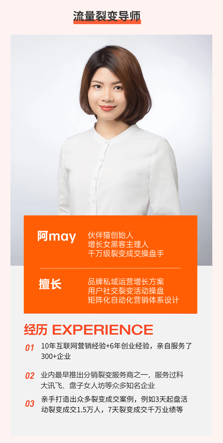 阿may：闭关打磨3个月，正式发布我的新产品——业绩裂变式发售爆破系统